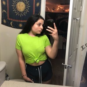 NEON GREEN TOP